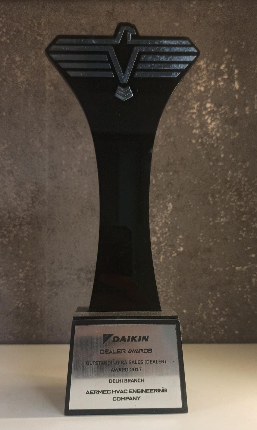 Daikin Dealer Awards — Outstanding RA Sales (Dealer)